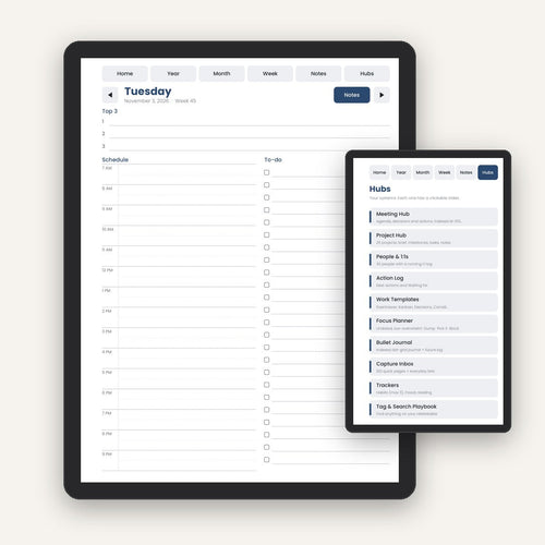 TwoTap Planner on Paper Pro and Paper Pro Move